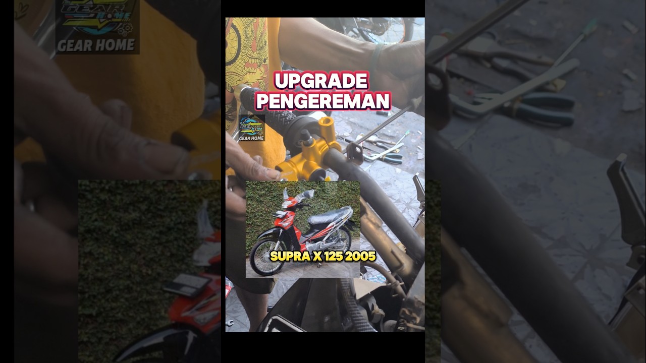 Asli Mantep 👍 - Upgrade Pengereman Motor Supra Bapak - Master Rem KRS radial KYTA