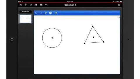 TI Nspire™ Apps for iPad Tutorial Using Geometry