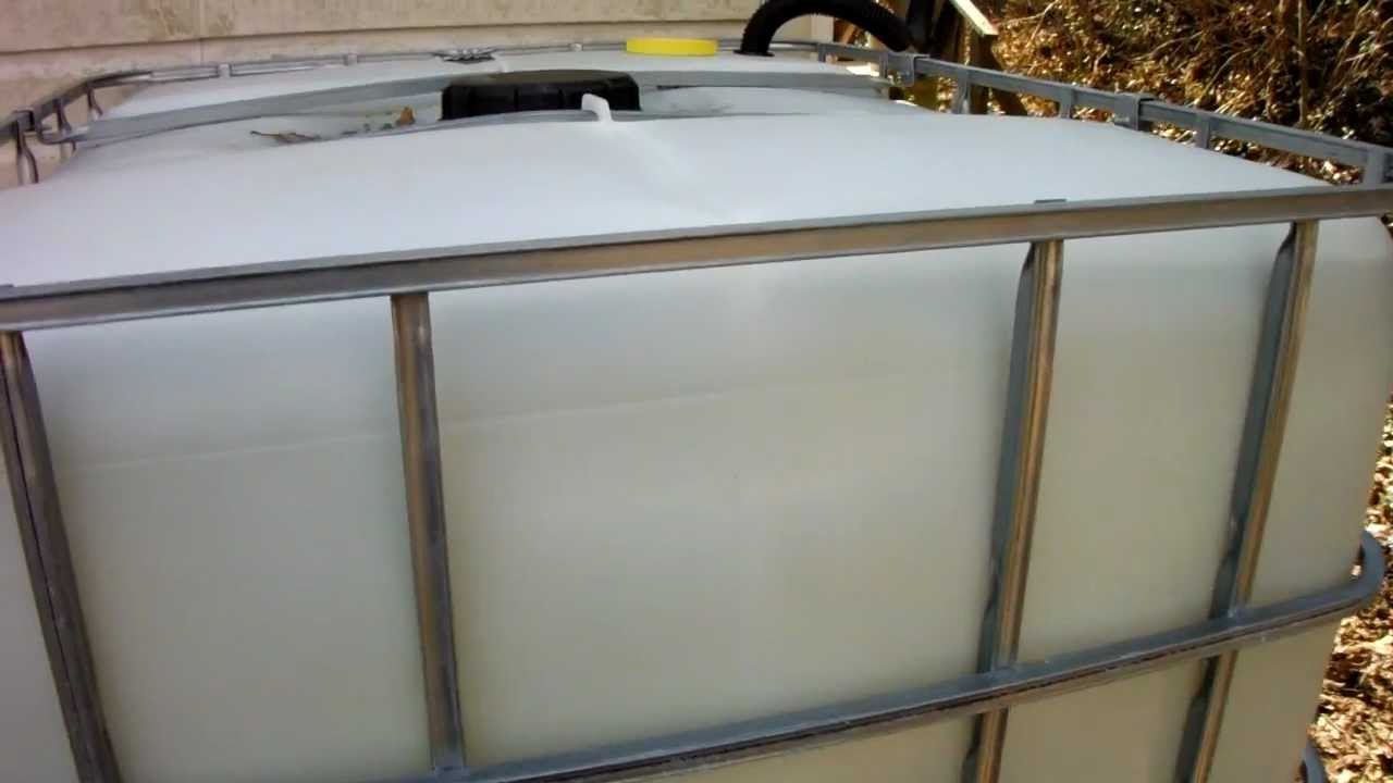 Rain barrels freezing? YouTube