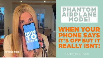 Phantom Airplane Mode Exposes You To Radiation!  How To Turn Off Hidden EMF On iPhone