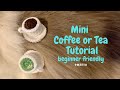 Crochet Cute Mini Coffee Or Tea Keychain Tutorial Beginner Friendly