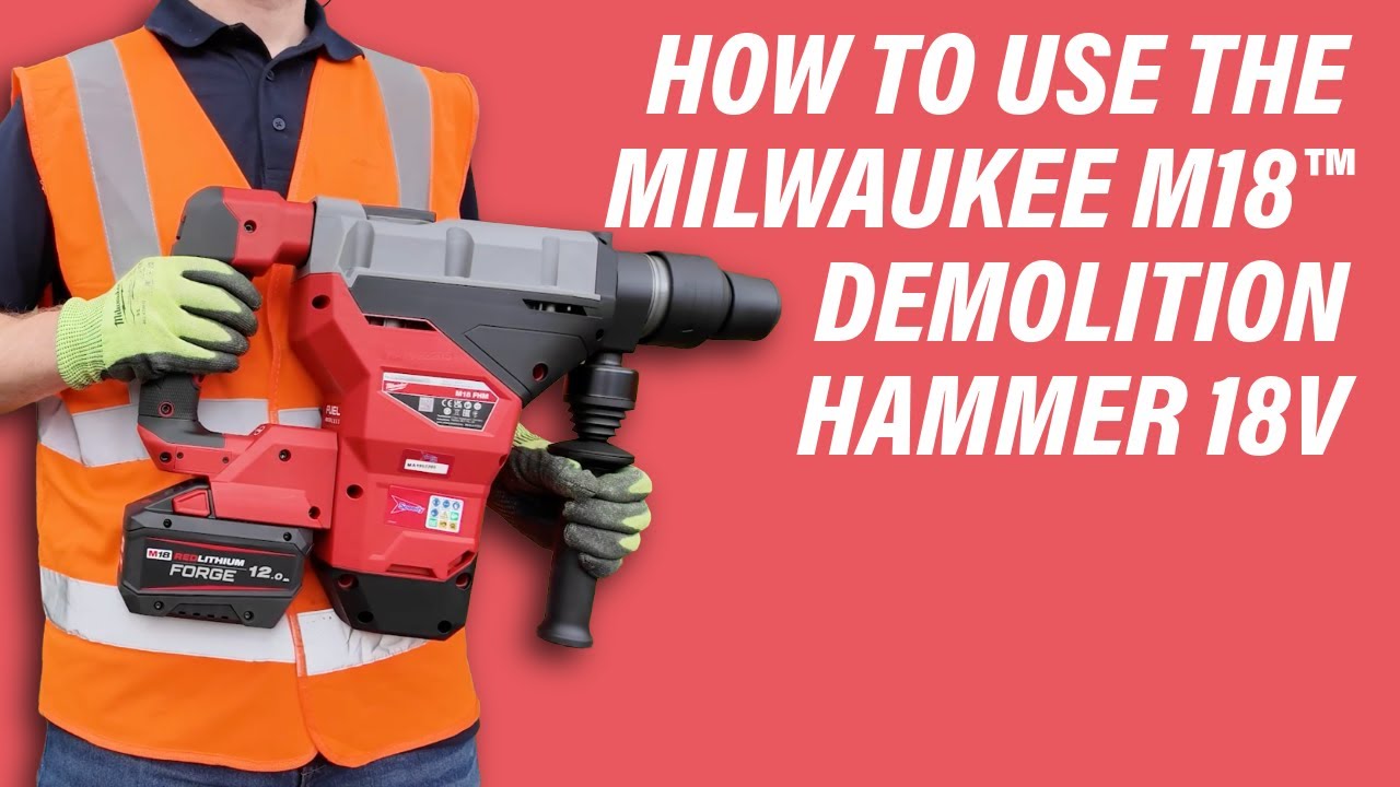 Как использовать отбойный молоток Milwaukee M18™ 18 В