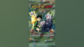 Dyrroth VS Alucard , Battle Of The Legends #mobilelegends #shorts
