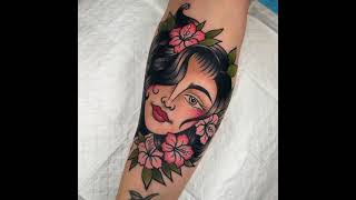Pin Up Lady Tattoo Pin Up Lady Tattoo