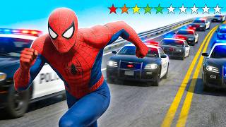 Spider-Man Vs 10 Étoiles Sur Gta 5 Impossible ?