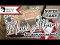 Super Easy Mini Album Holiday Recipe or Photos