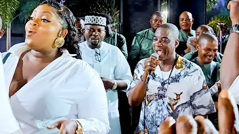 Actress Eniola Badmus Steals The Show As She Dances and Whine For K1 De Ultimate At His party