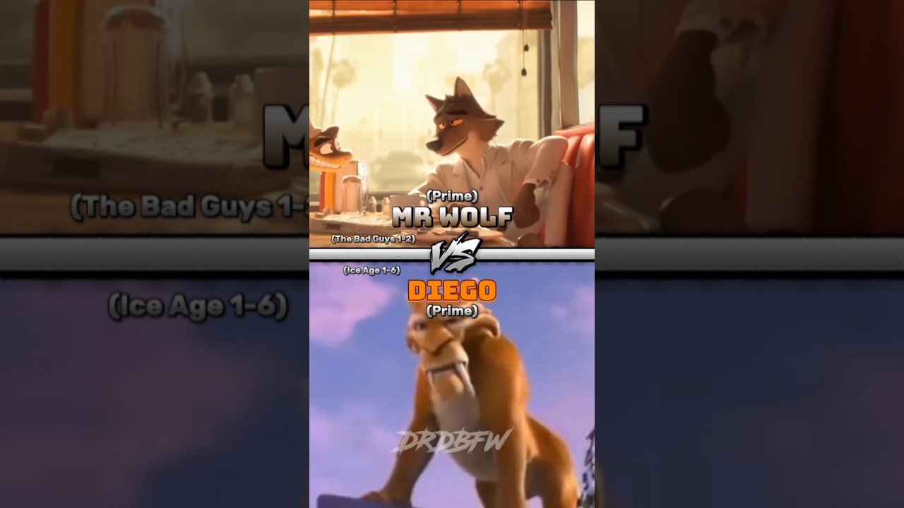 Mr Wolf Vs Diego #edit #thebadguys #iceage