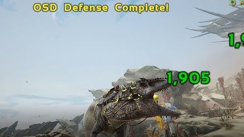 SOLO RED OSD WIN USING A GIGA | ARK EXTINCTION (SINGLE PLAYER)