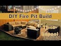 Backyard Transformation - DIY Fire Pit Build