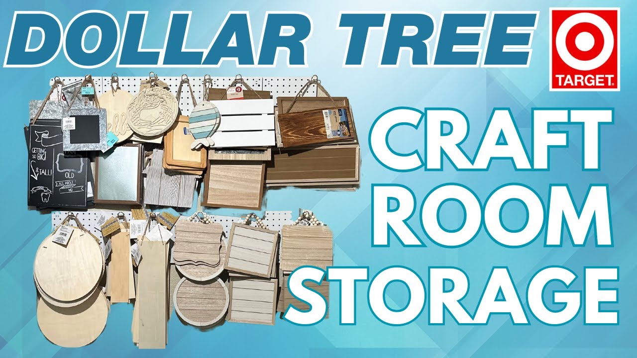 Craft Room ORGANIZATION for all of my Dollar Tree DIY supplies! HUGE Craft Stash Storage 2024