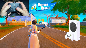 Xbox Series S Fortnite Controller Reload Ranked Handcam (4K 120FPS)