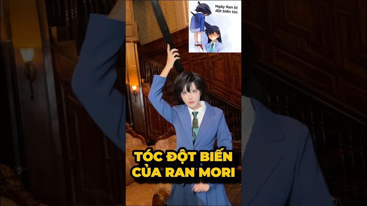 Ran Mori nhưng tóc tôi lạ lắm 🤔 #cosplay #shorts #minnacosplay
