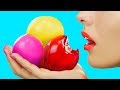 COMO HACER ORBEEZ COMESTIBLES / 8 DIY PELOTAS ANTIESTRÉS COMESTIBLES