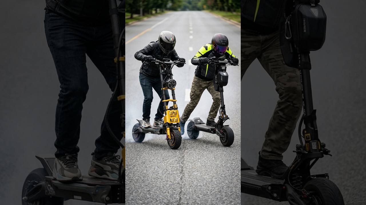Hyperscooters Battle 7260R vs Gspace 7660 #shorts #escooter #scooter #ebike #bikelife #race #speed