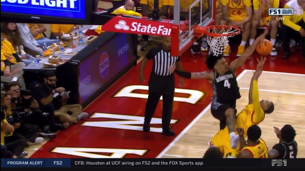 Caleb Williams - Block | Georgetown at Maryland - 11/7/25 - YouTube