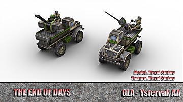 GLA 1 vs 2 USA (THE END OF DAYS Mod) C&C Generals Zero Hour