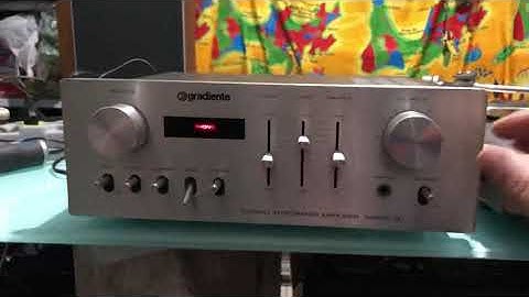 Amplificador stereo Gradiente model-80