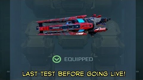 War Robots: Rebalanced Dragoon Weapon / Test Server (3.7) & Gameplay