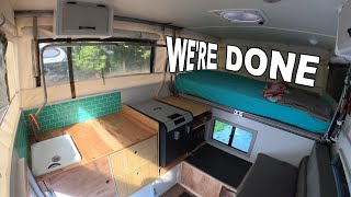 We Finished The Truck Camper! Renovation Complete // Tacoma Truck Camper Renovation #10