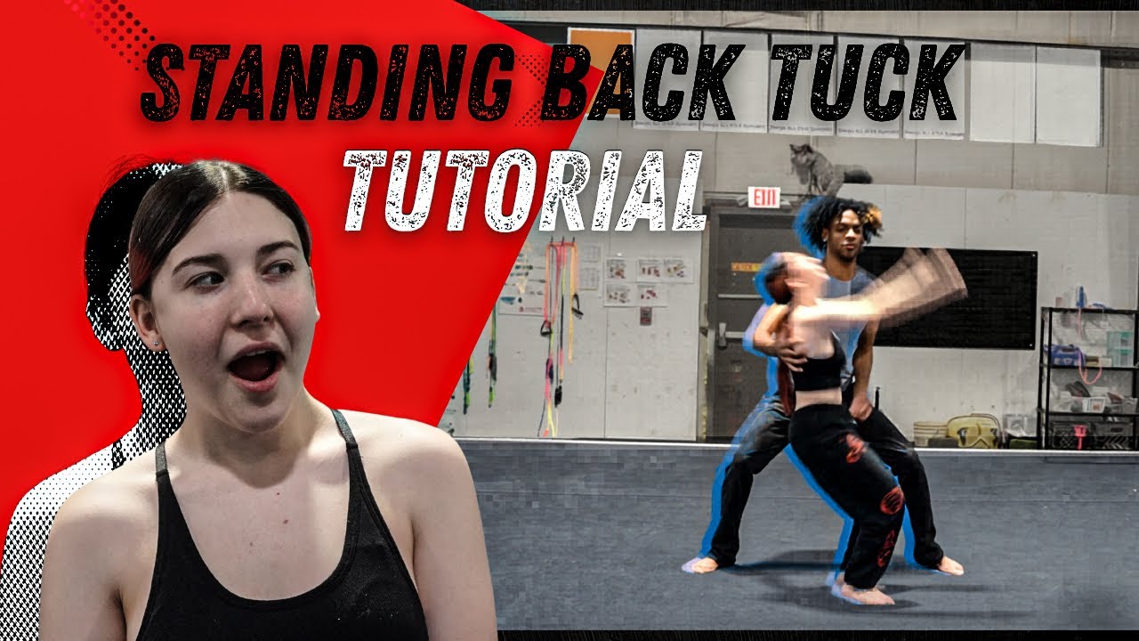 How To Do A Standing Back Tuck Tutorial - YouTube