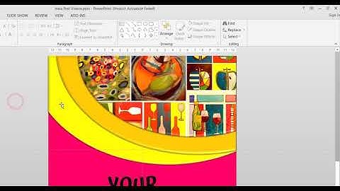 Tutorial How To Change Shape Colour and Slide Background Colour - PowerPoint