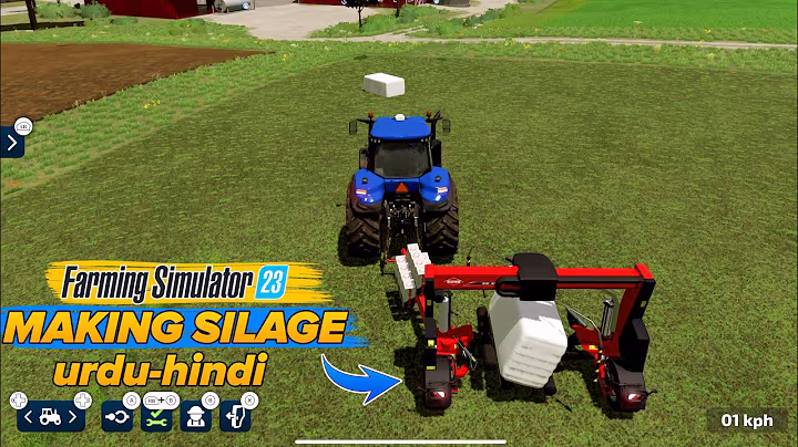 How to make silage bales in farming simulator 23? fs23 Tutorial in hindi urdu