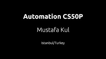 Automation CS50P | Final Project
