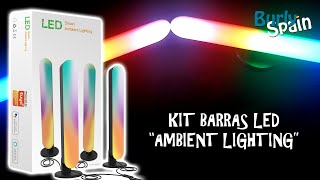 💡¡Toma luz! 👉 Kit de barras LED 👈 con &quot;Tuya&quot;, asistentes de voz, etc.