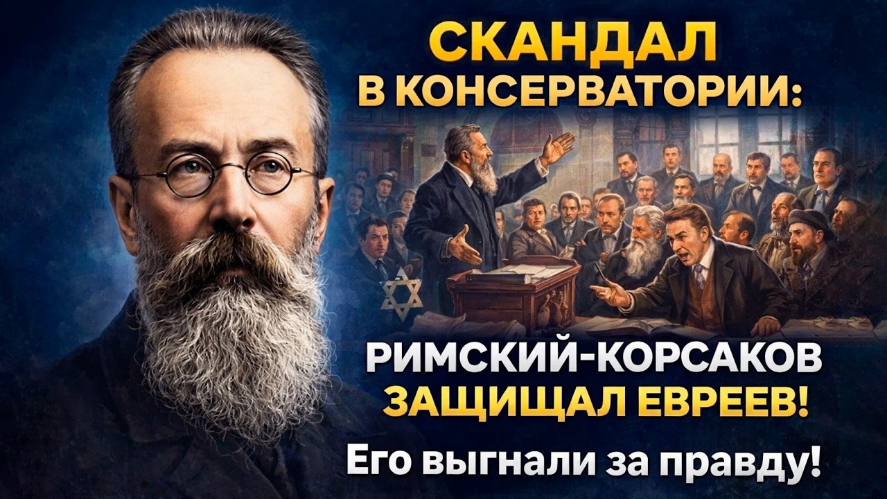 РИМСКИЙ-КОРСАКОВ: ЕГО УВОЛИЛИ ЗА ЕВРЕЕВ! Страшная Правда О Консерватории, Которую Скрывали 100 ЛЕТ!