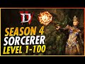 Season four best sorcerer leveling build to blast with  diablo 4