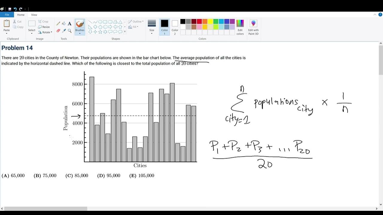 2020 AMC 8 Problem 14 YouTube