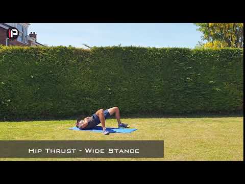 Hip Thrust   Wide Stance