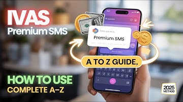 How to use ivas premium rate sms A TO Z || how to crate ivas sms account ||  use ivas sms account