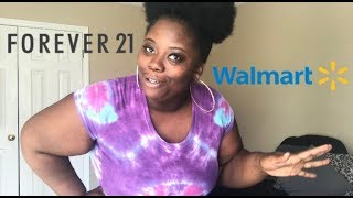 PLUS SIZE WALMART AND FOREVER 21 HAUL + TRY ON