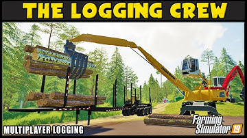 Loading With The HighStacker! - Logging Crew 17 - Farming Simulator 2019 - FDR Logging