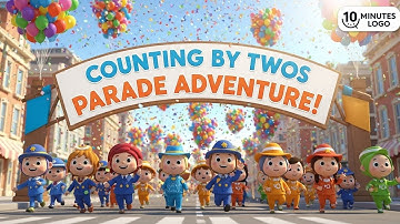 Counting by Twos Parade Adventure Mashup | Fun Learning for Kids | Animagic Studio