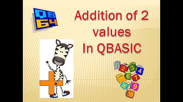 Addition of 2 numbers in Qbasic #QBASIC, #BASIC, #ComputerProgramming, #Programming