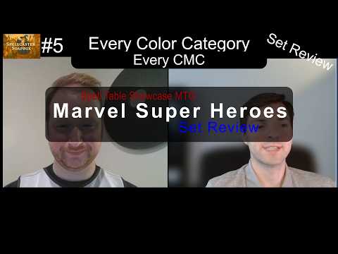 What Cards Shine in MTG Marvel Super Heroes: Set Review by Color, CMC, Spellcaster Soapbox Episode 5