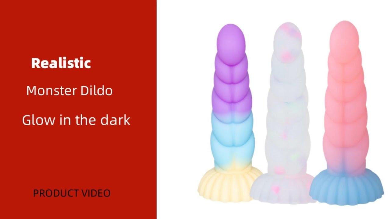 Monster dildo Glow in the dark dildo Review