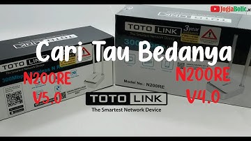 Perbedan Totolink N200RE V4 dan V5