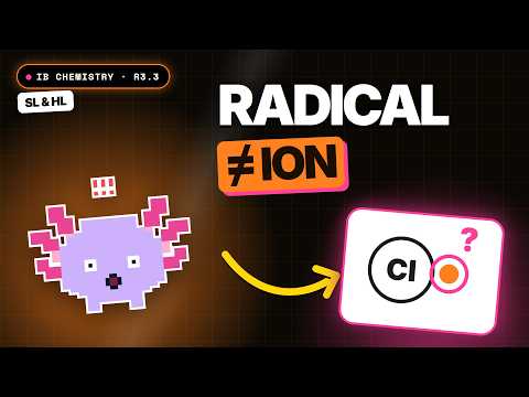 Radicals & Homolytic Fission Explained