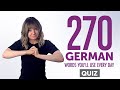 Quiz | 270 German Words You'll Use Every Day - Basic Vocabulary #67
