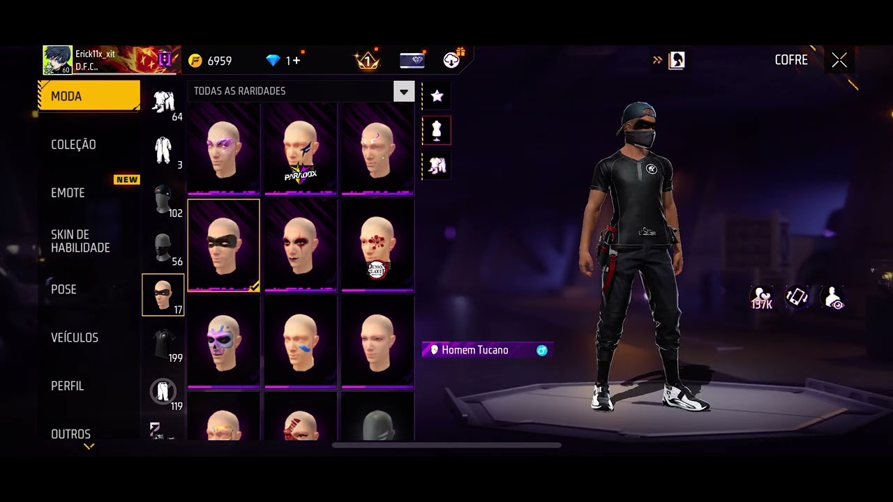 Conta 17 lojinha buff