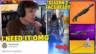 CLIX LY Ready For FNCS GRAND FINALS & Gets EXCITED For Fortnite Season 2! *PUMP Unvaulted*