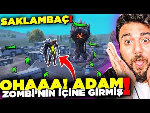 OHAA! EN İMKANSIZ SAKLAMBAÇ!! ADAM ZOMBİYE GİRMİŞ! PUBG Mobile Saklambaç Modu