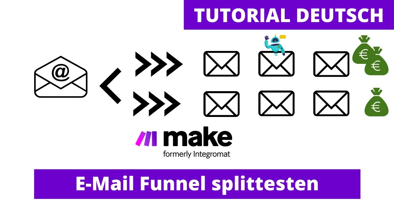 E Mail Funnel Split Test Anleitung 📧 | Make + Quentn - YouTube