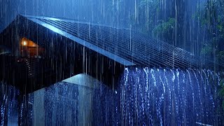 Heavy Rain at Night for Sleeping, Relax, Study, insomnia, Reduce Stress | Rain for Health