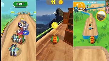 Going balls-Gameplay bonus level 180-level race 181-level race 182