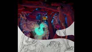 Wizard Dragon Fantasy Speedpaint || Procreate